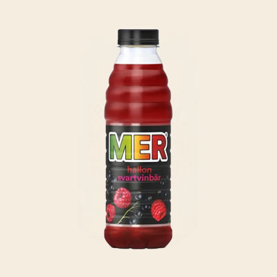 MER Hallon/Svartvinbär 500 ml